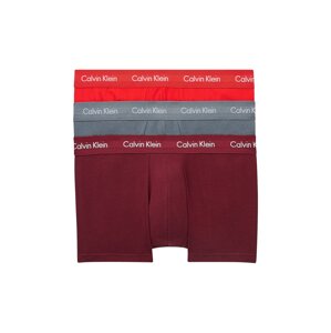 Calvin Klein Underwear Krojové nohavice  ohnivo červená / vínovo červená / sivá / biela