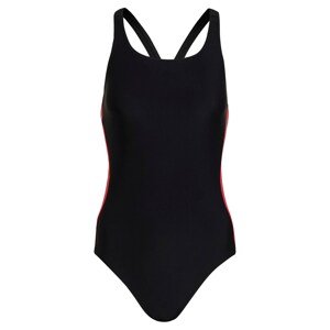 ADIDAS PERFORMANCE Športové jednodielne plavky  čierna / červená