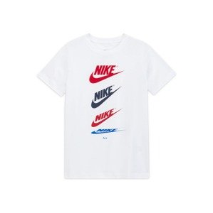 Nike Sportswear Tričko 'Futura Repeat'  ružová / modrá / červená / tmavomodrá