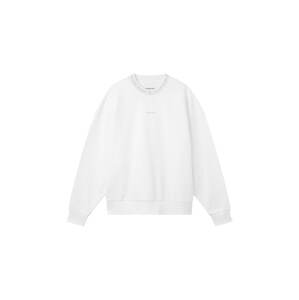 Calvin Klein Jeans Mikina  biela / svetlosivá