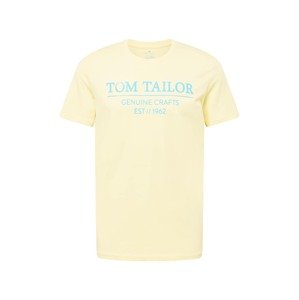 TOM TAILOR Tričko  svetložltá / svetlomodrá