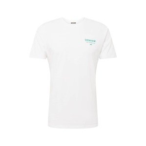 DENHAM T-Shirt  'ADAMS'  biela / nefritová