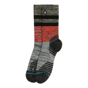 Stance Športové ponožky 'ALDER'  čierna / sivá / červená / tmavosivá