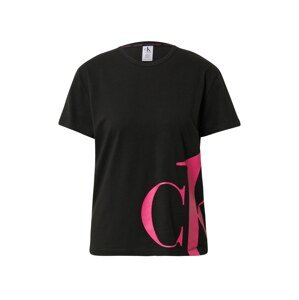 Calvin Klein Underwear Tričká na spanie  čierna / pitaya