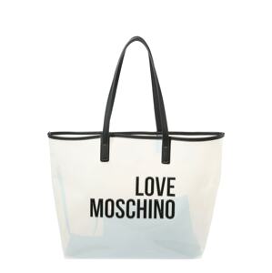Love Moschino Shopper  čierna / biela