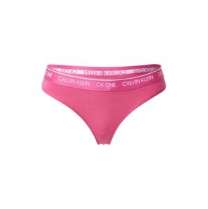 Calvin Klein Underwear Tangá  ružová / biela