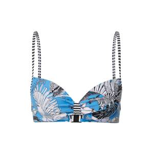 Esprit Bodywear Bikinitop 'TULUM BEACH'  nebesky modrá / biela / čierna