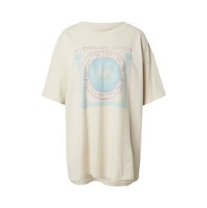 Cotton On Oversize tričko  béžová / svetlomodrá / fialová