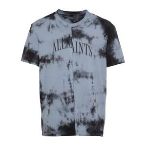 AllSaints Tričko  čierna melírovaná / dymovo modrá