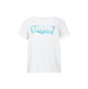 Levi's® Plus Tričko  biela / svetlomodrá / tyrkysová
