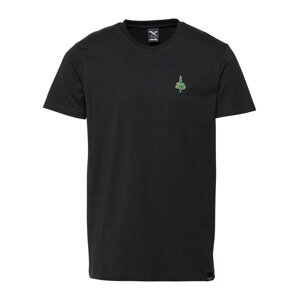 Iriedaily T-Shirt  čierna / zelená