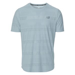 new balance Funkčné tričko  námornícka modrá / svetlomodrá / sivá