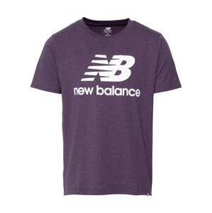 new balance Funkčné tričko  tmavofialová / biela / červená