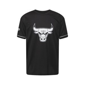 NEW ERA Tričko 'Chicago Bulls'  čierna / biela