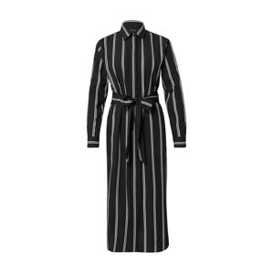 Lauren Ralph Lauren Košeľové šaty 'RYNETTA'  biela / čierna