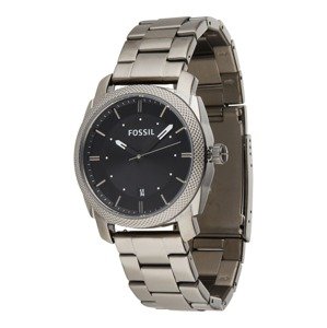 FOSSIL Analógové hodinky 'Machine'  sivá / čierna