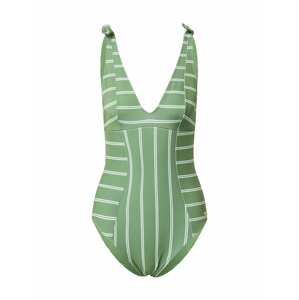 ROXY Jednodielne plavky  zelená / biela