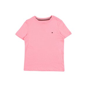 TOMMY HILFIGER T-Shirt  ružová / námornícka modrá / biela / červená
