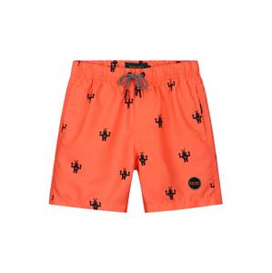 Shiwi Plavecké šortky  oranžová / čierna / sivá