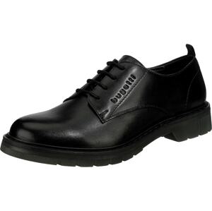 bugatti Šnurovacie topánky 'Modena'  čierna