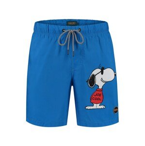Shiwi Plavecké šortky 'Snoopy Grin Grin Joe Cool'  kráľovská modrá / čierna / biela / melónová