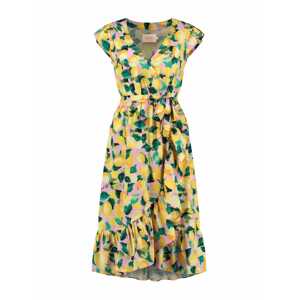 Shiwi Šaty  svetloružová / žltá / zelená