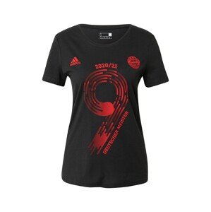 ADIDAS PERFORMANCE Funkčné tričko 'FCB Meister21'  čierna / červená