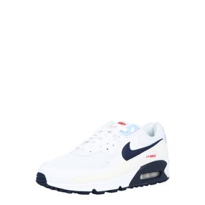 Nike Sportswear Nízke tenisky 'AIR MAX 90'  biela / námornícka modrá