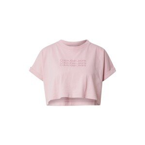 Calvin Klein Jeans Tričko  ružová / staroružová