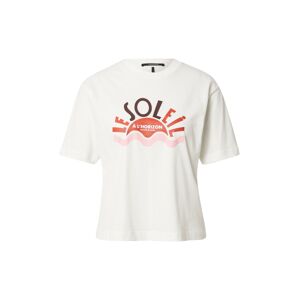 SCOTCH & SODA Shirt  šedobiela / červená / ružová / burgundská