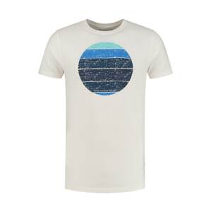 Shiwi Tričko 'Sunset Shades'  biela / námornícka modrá / svetlomodrá / modrá / indigo