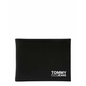 Tommy Jeans Peňaženka 'CAMPUS'  čierna / biela