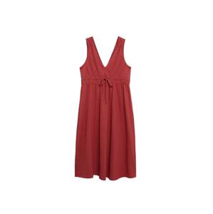 MANGO Letné šaty 'Domenico'  hrdzavo červená