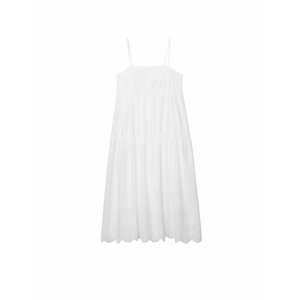 MANGO Letné šaty 'Ceci'  biela