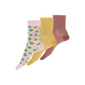 BeckSöndergaard Ponožky  rosé / fialová / zelená / žltá