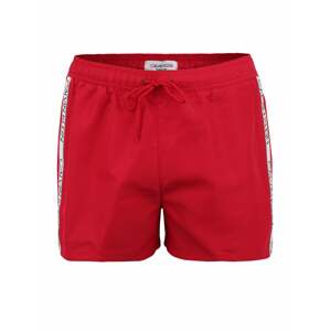 Calvin Klein Swimwear Plavecké šortky  ohnivo červená