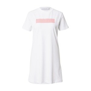 Calvin Klein Jeans Šaty  biela / pastelovo ružová