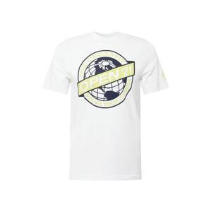 Reebok Sport Funkčné tričko  biela / žltá / tmavomodrá