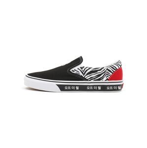 VANS Slip-on obuv  biela / čierna / červená / zmiešané farby