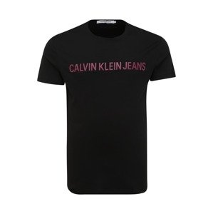Calvin Klein Jeans Plus Tričko  fialová / čierna
