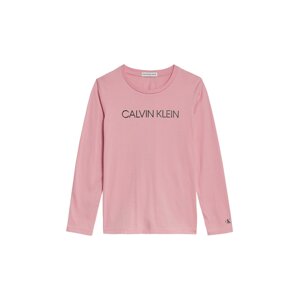 Calvin Klein Jeans Tričko  rosé / čierna