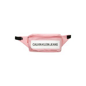 Calvin Klein Jeans Ľadvinka  ružová / čierna / biela