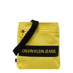 Calvin Klein Jeans Taška cez rameno  žltá / čierna