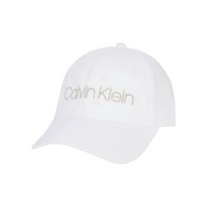 Calvin Klein Čiapka  strieborná / biela