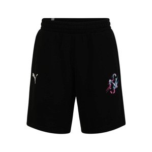 PUMA Športové nohavice 'NEYMAR'  čierna / biela / ružová / modrá