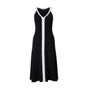 Lauren Ralph Lauren Šaty  čierna / biela