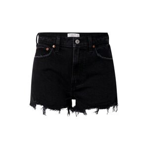 Abercrombie & Fitch Shorts  čierny denim
