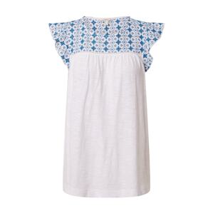 ESPRIT T-Shirt  biela / kráľovská modrá