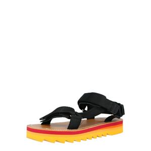 Superdry Remienkové sandále  čierna