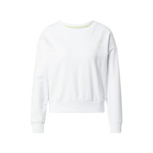 ESPRIT SPORT Sportsweatshirt  biela / svetlozelená